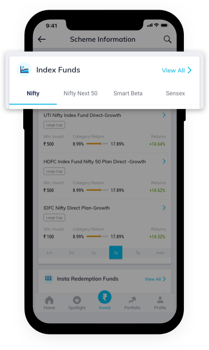 Index Funds types