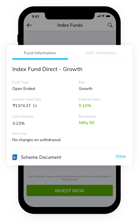 Index fund expense ratio