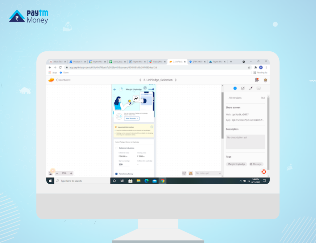 how to unpledge stock paytm money
